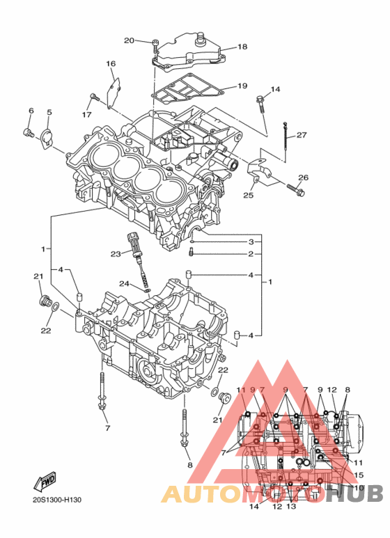 Картер двигателя