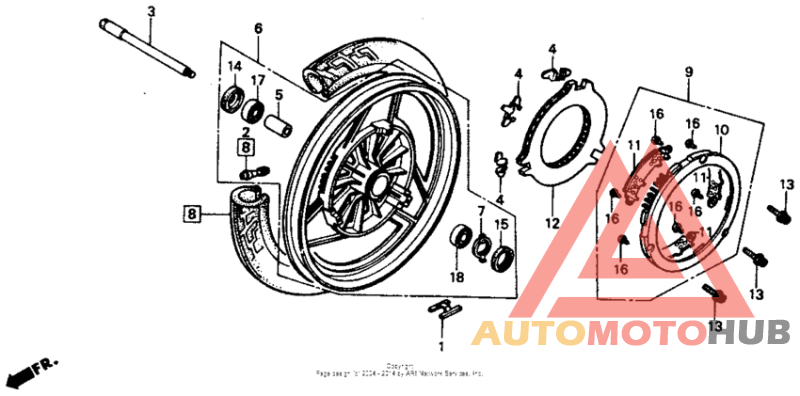 Front wheel 88-89