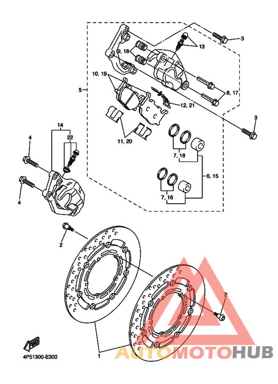 Передний суппорт