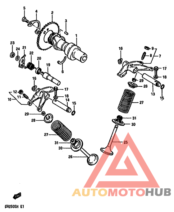 Распред вал-клапана