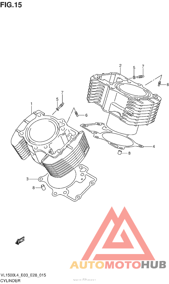 Cylinder (Vl1500L4 E28)