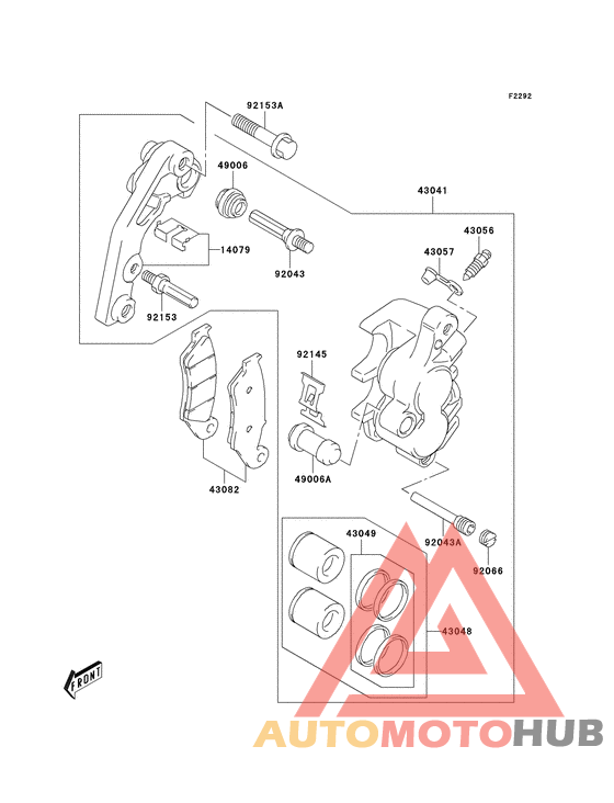 Передний суппорт