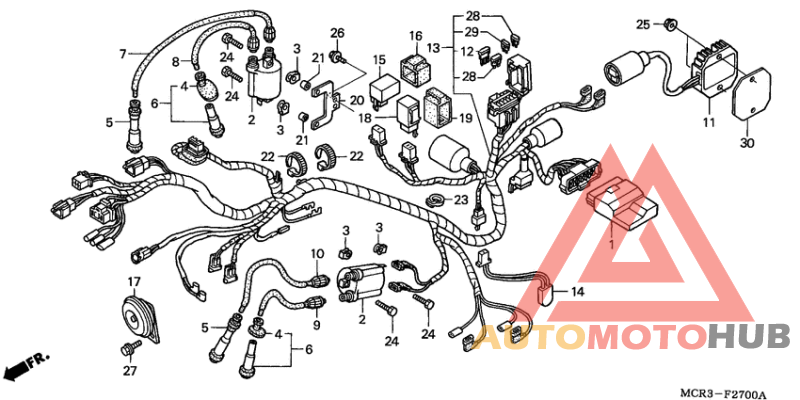 Harness wire