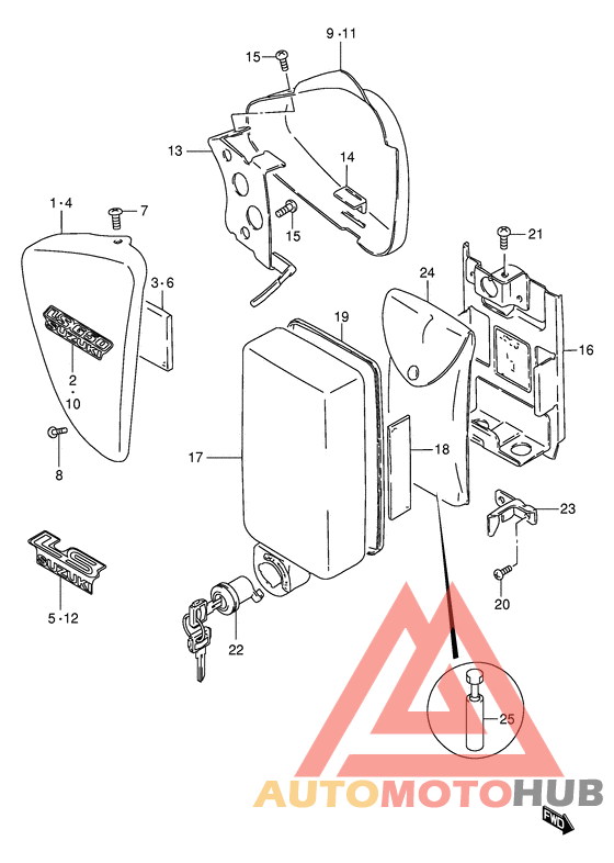 Обтекатель задний