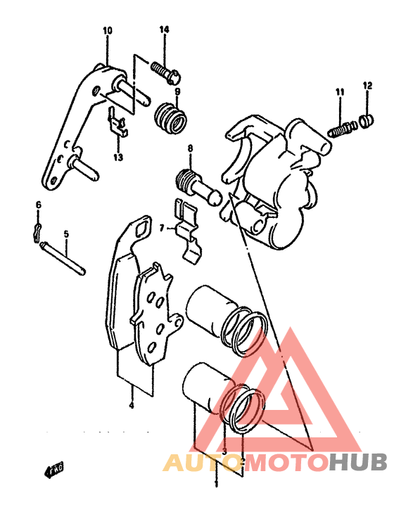 Передний суппорт