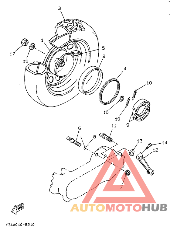 Переднее колесо