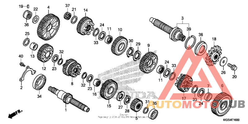 Transmission (nc700x/xa)