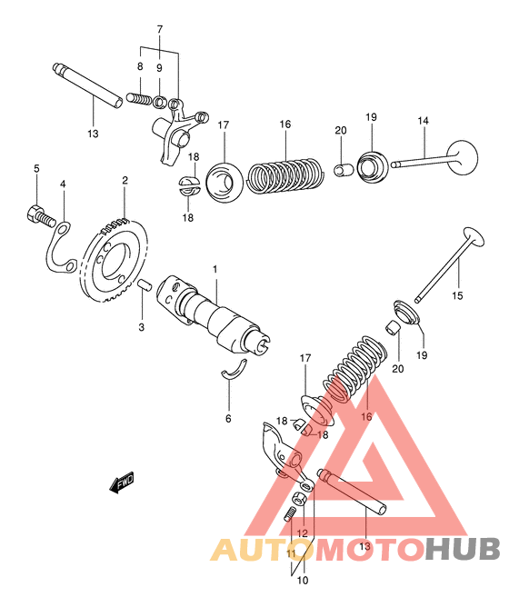 Распред вал/клапана