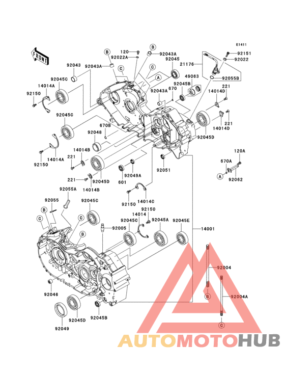 Картер двигателя