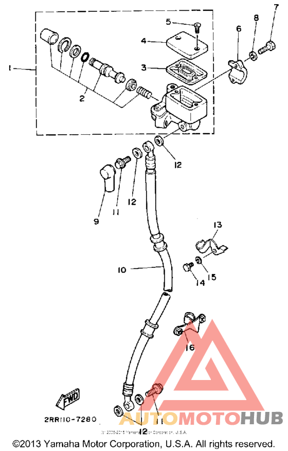 Front mastser cylinder