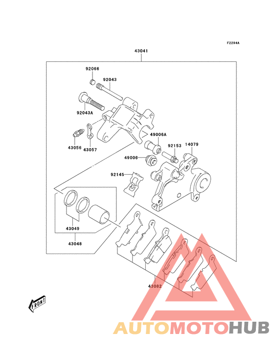 Передний суппорт