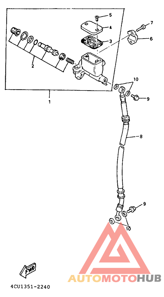 Задний торм цилиндр