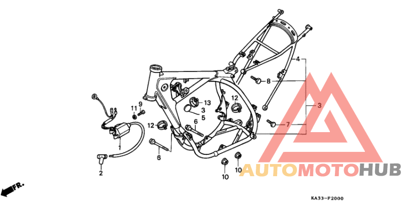 Frame body/ignition coil
