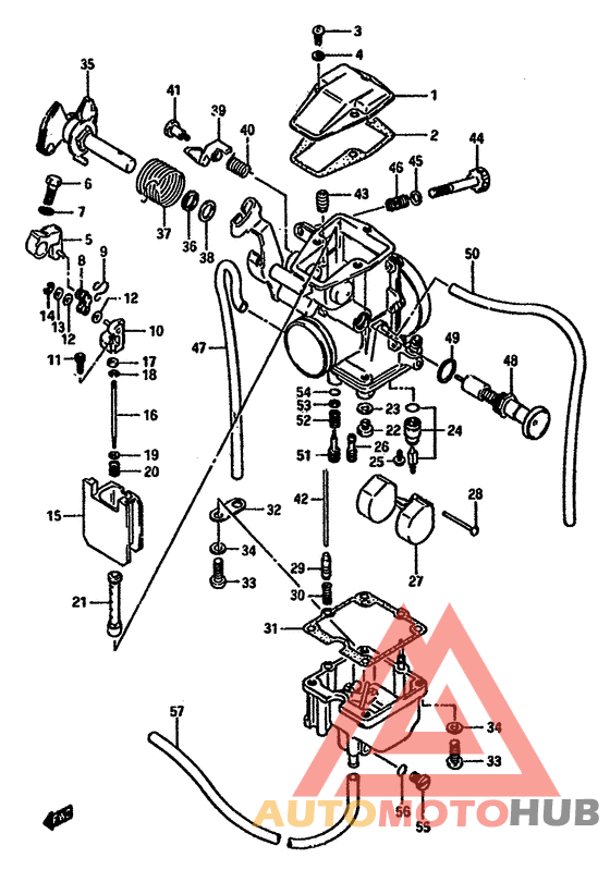 Carburetor assy