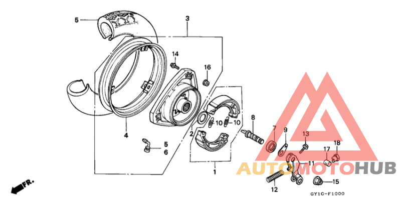 Rear wheel complete assy