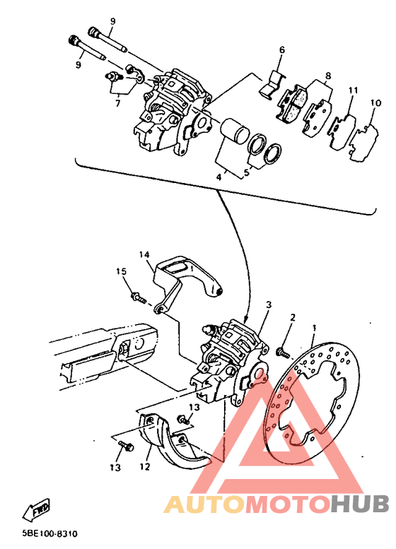 Задний суппорт