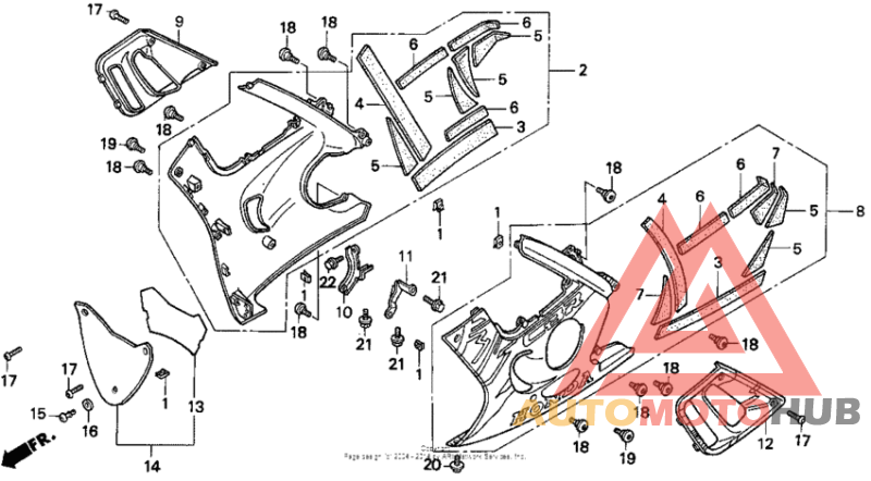 F3 lower cowl 95-96