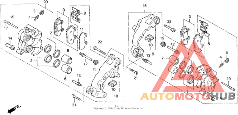 Передний суппорт
