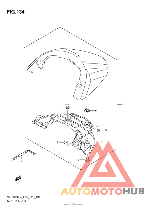 Seat Tail Box (Vzr1800L4 E03)