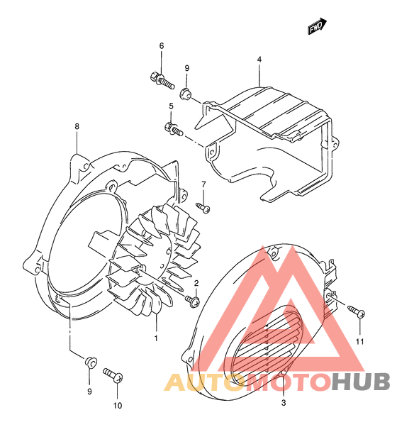 Вентилятор охлаждения