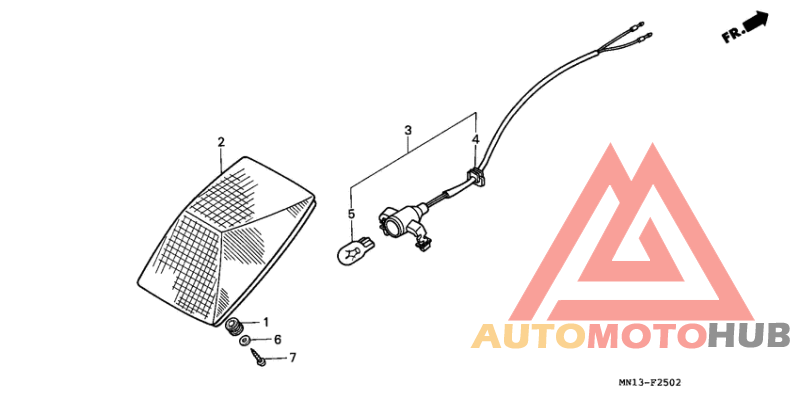 Taillight unit ass`y