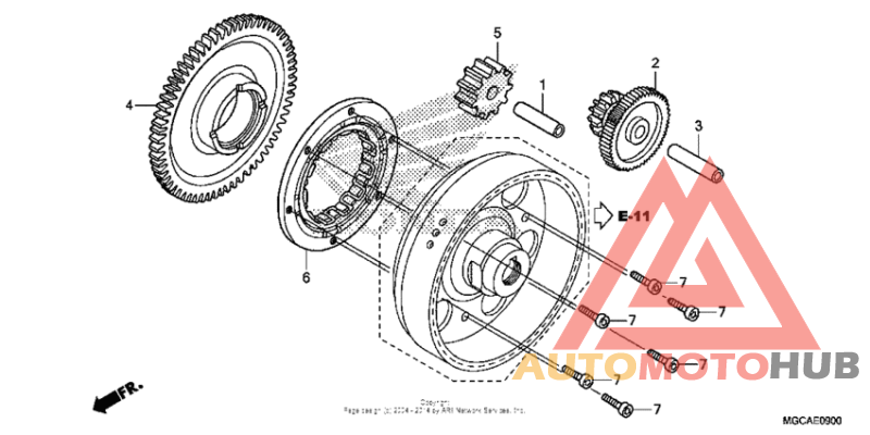Муфта стартера