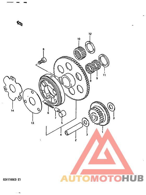 Муфта стартера