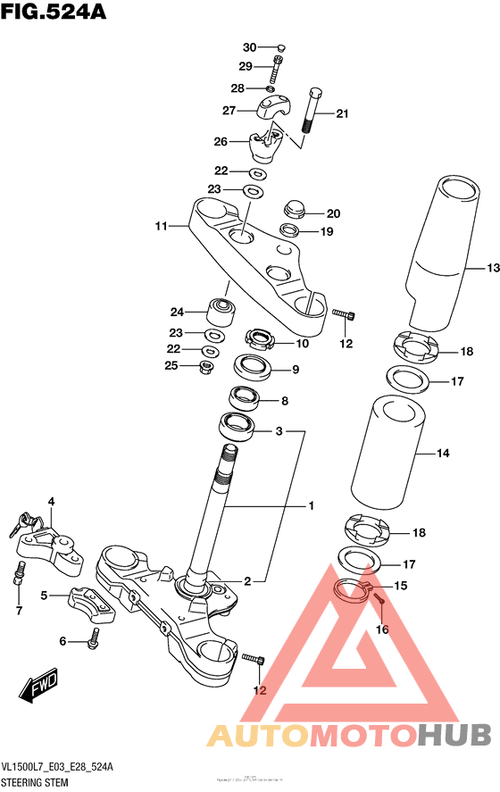 Steering Stem (Vl1500Bl7 E03)