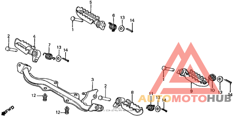 Footpegs