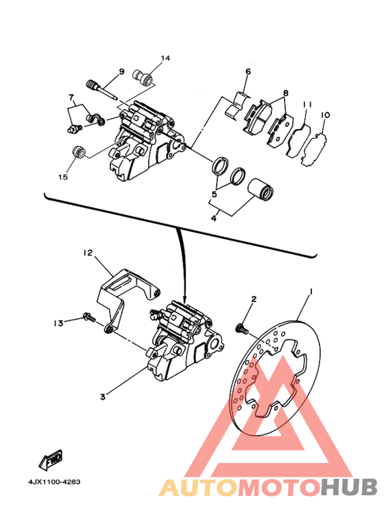 Задний суппорт