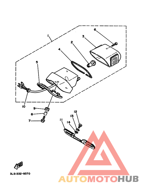Taillight unit ass`y