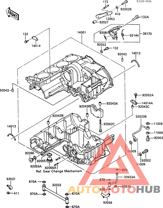 Crankcase(zxt00a-020488-)