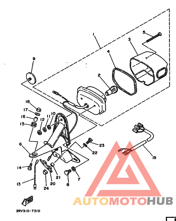 Taillight unit ass`y