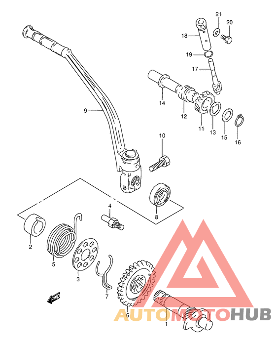 Ножной стартер
