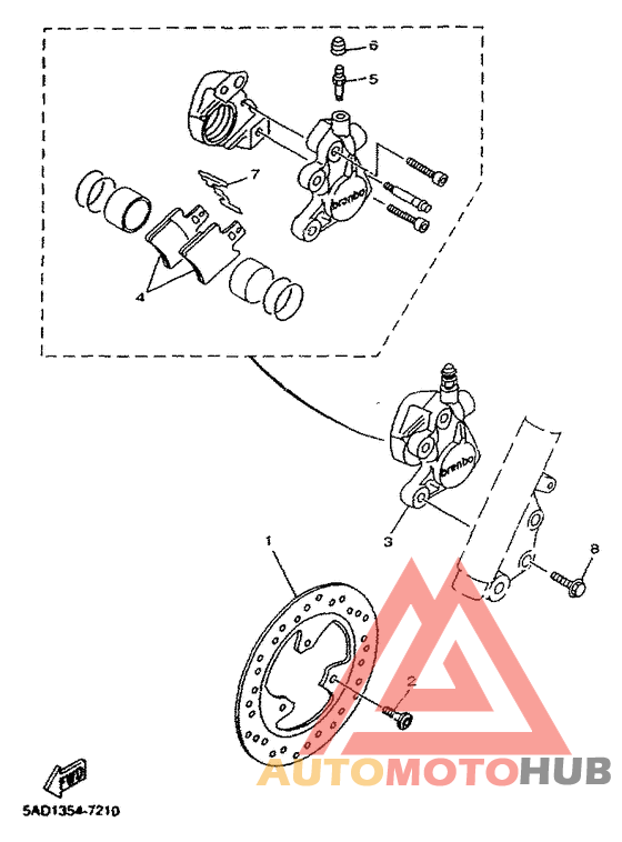 Передний суппорт