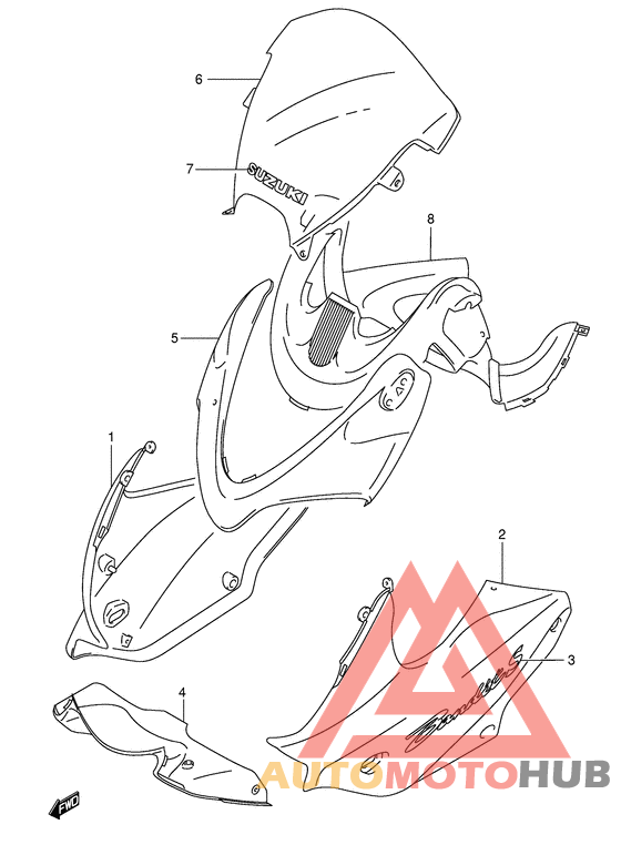 Cowling body