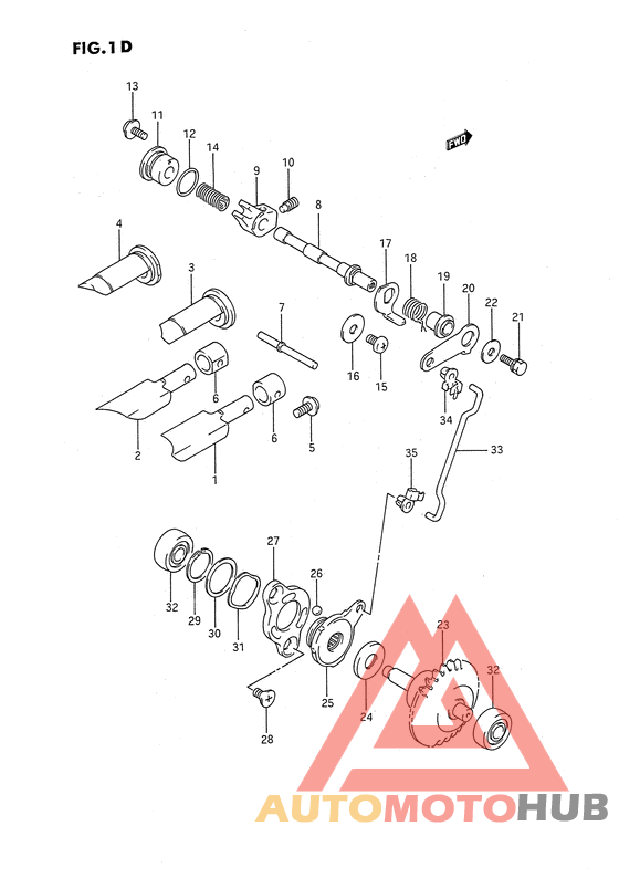 Клапан выхлопа