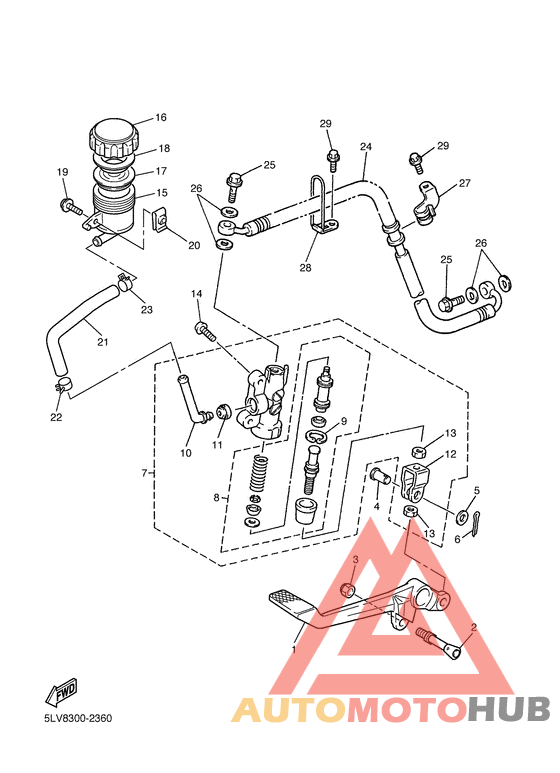 Задний торм цилиндр