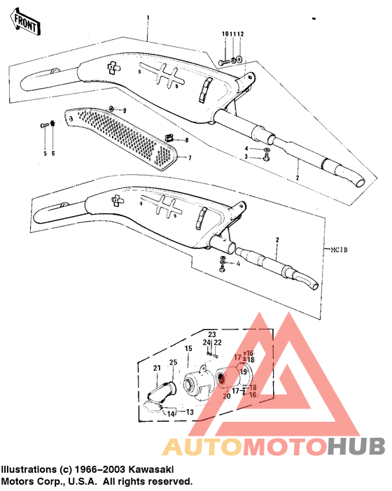 Air cleaner/muffler