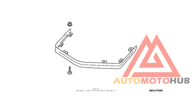 Trunk spoiler (lower)