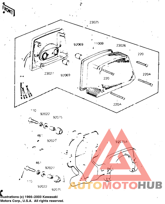 Taillight unit ass`y