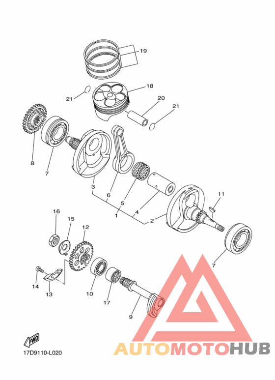 Crankshaft & piston