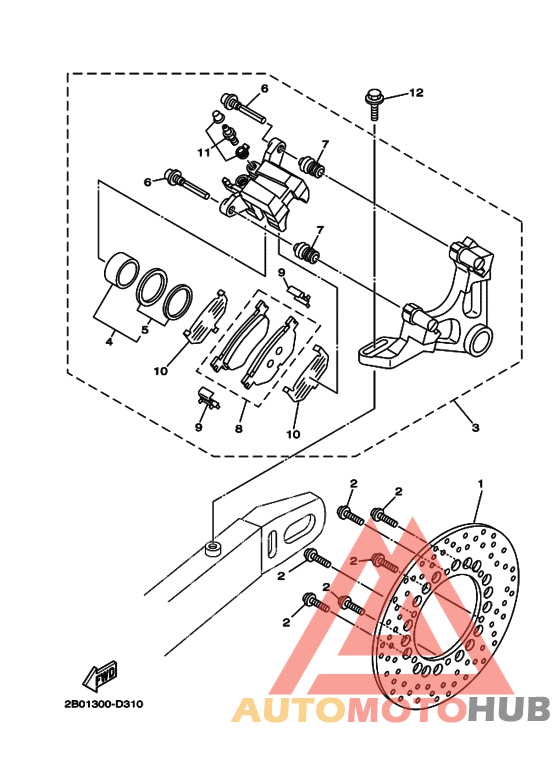 Задний суппорт