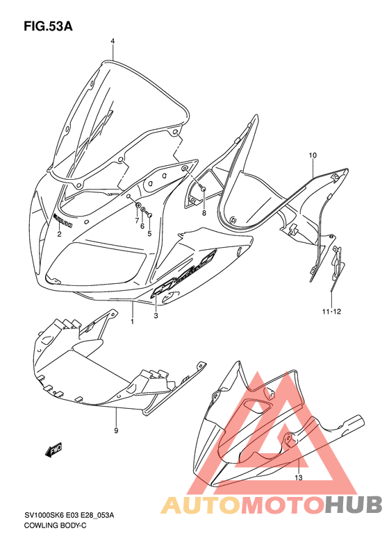 Cowling body