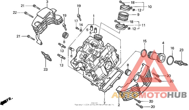 Vt1100c2front cylinder head