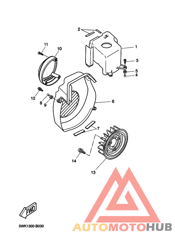 Воздухоотвод и вентилятор