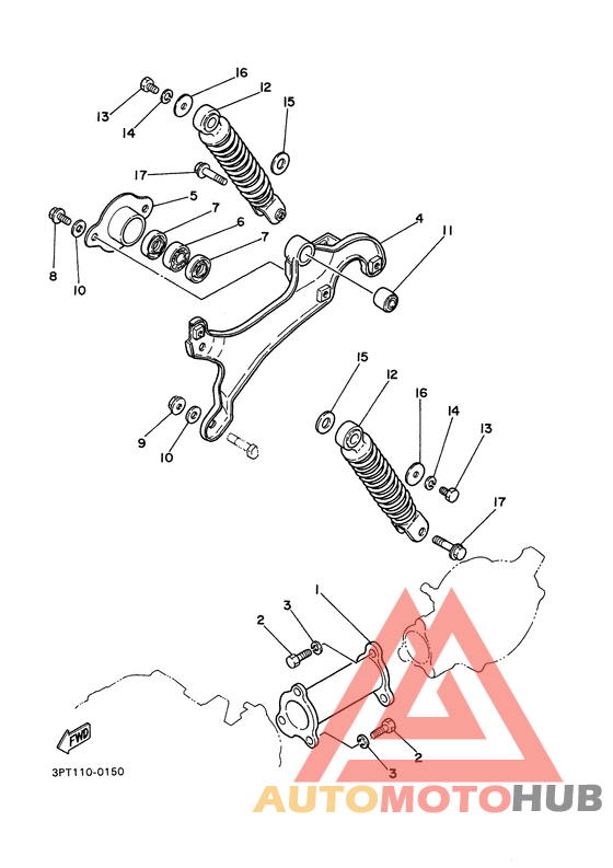 Rear arm. suspension