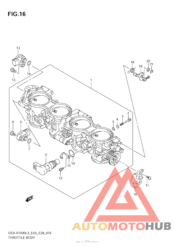 Throttle Body (Gsx-R1000Zl3 E28)