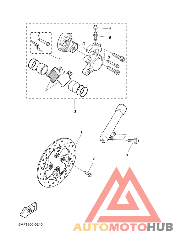 Передний суппорт