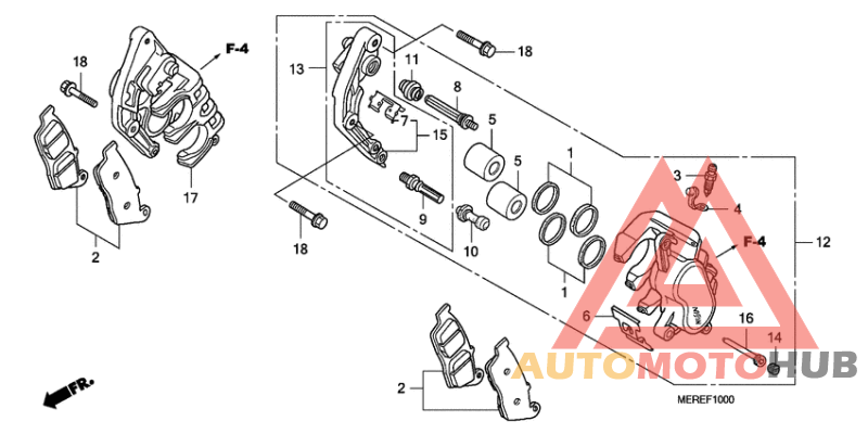 Передний суппорт